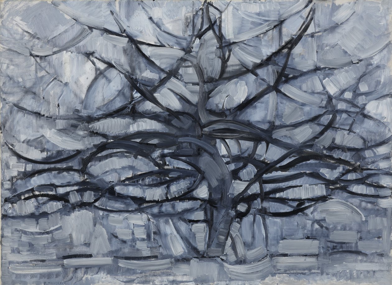 The Gray Tree by Piet Mondrian