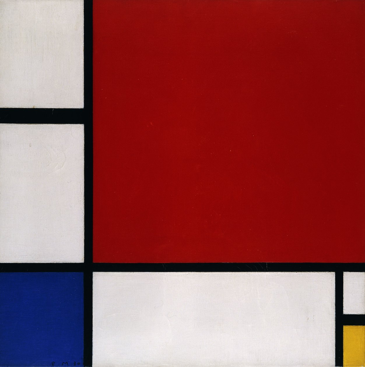 Composition with Red, Blue and Yellow by Piet Mondrian