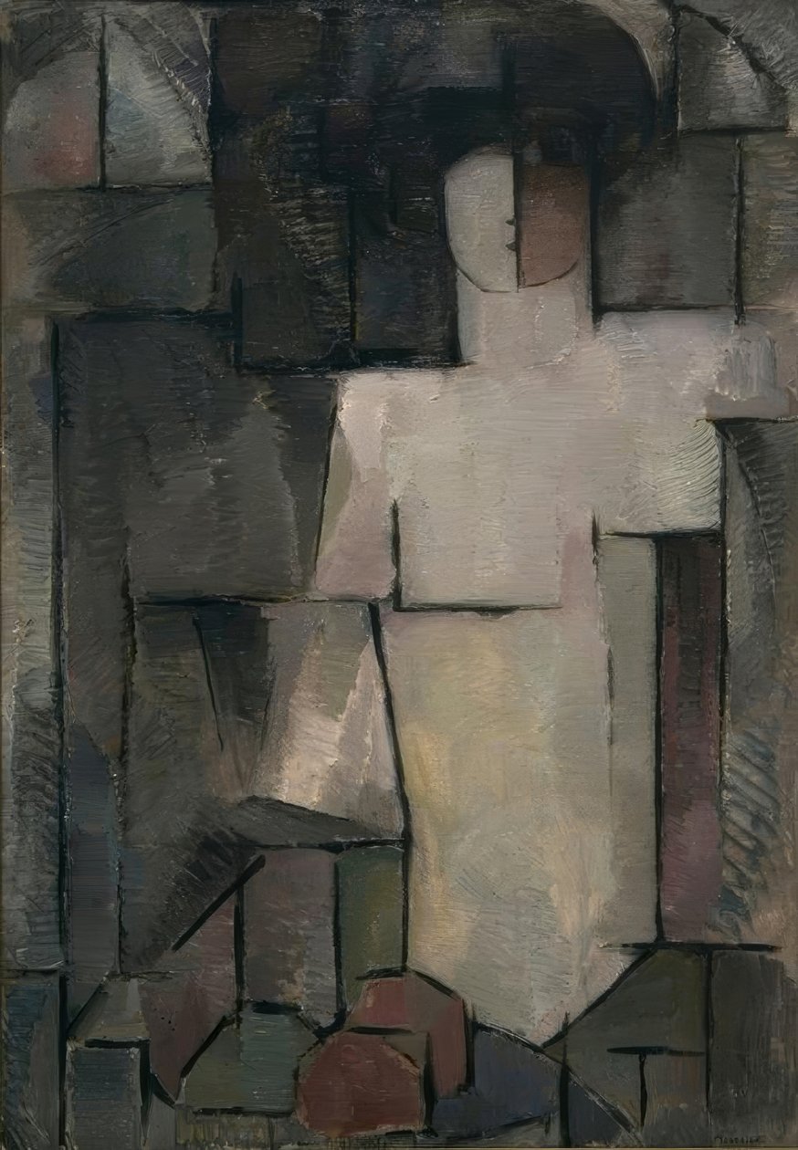 The Great Nude by Piet Mondrian