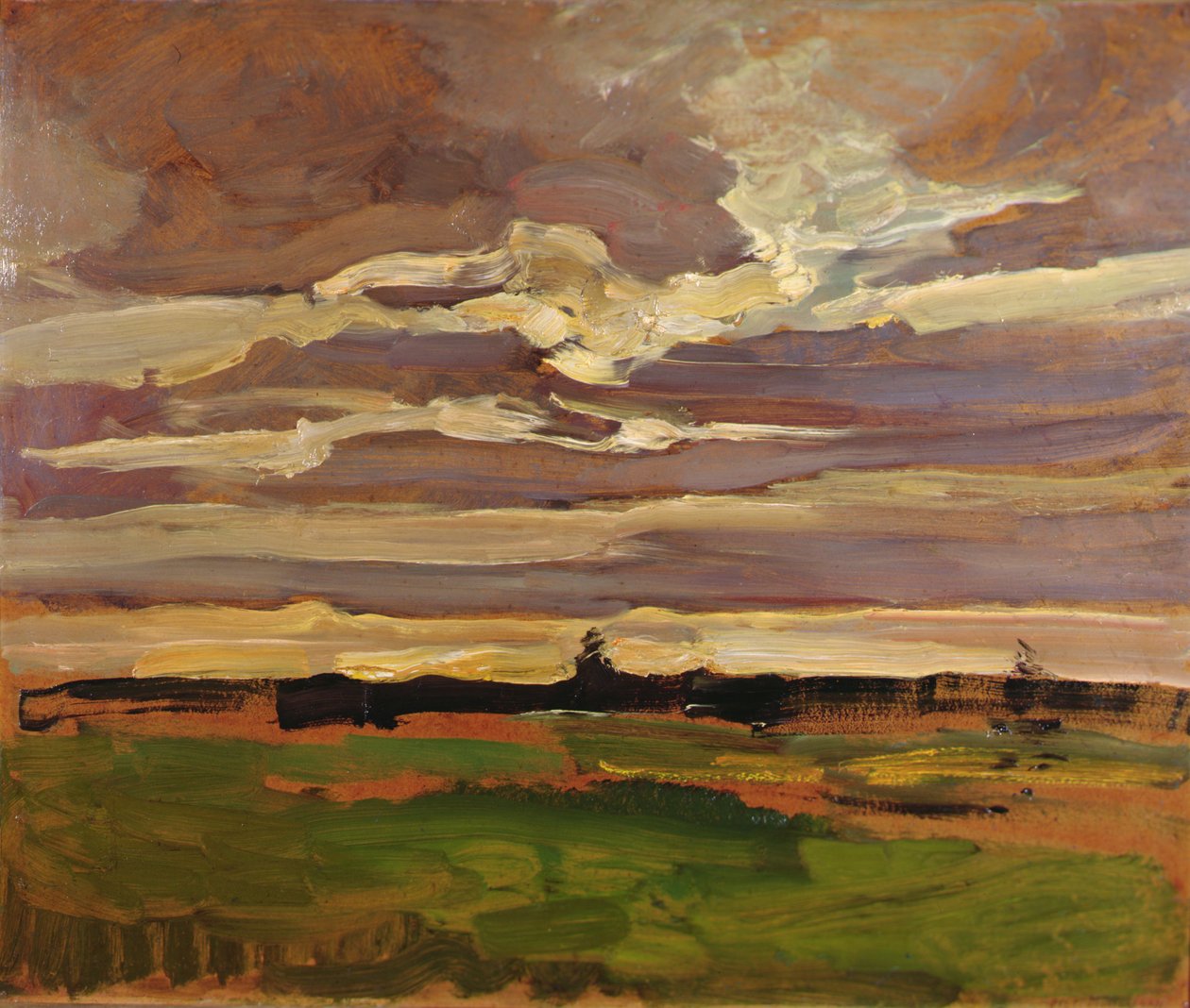 Moon Landscape by Piet Mondrian