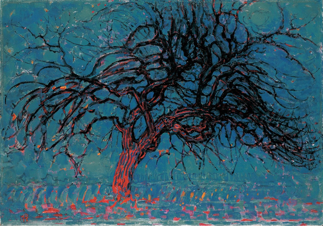 Red Tree by Piet Mondrian