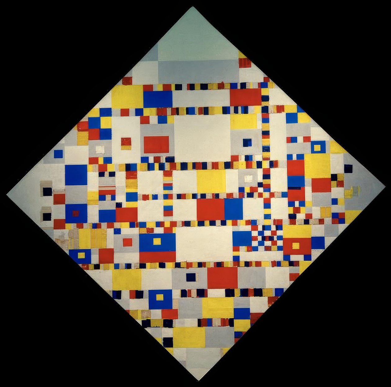 Victory Boogie Woogie by Piet Mondrian
