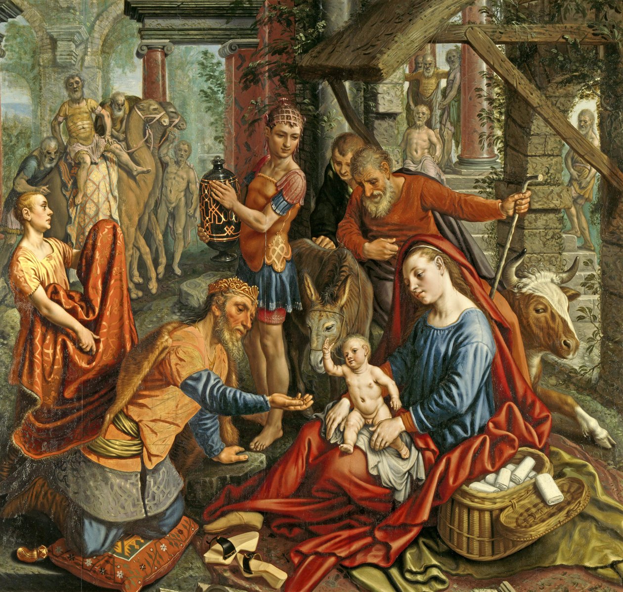 The Adoration of the Magi, Central Panel, c.1560 by Pieter Aertsen