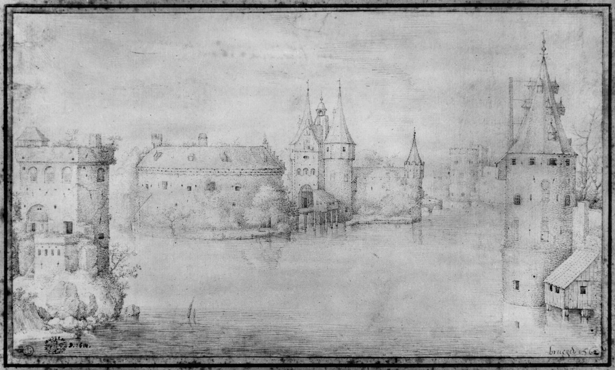 Small Fortified Island, Amsterdam, 1562 by Pieter Bruegel the Elder