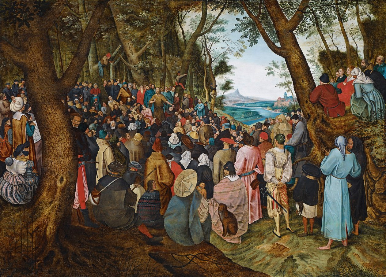 The Preaching of Saint John the Baptist by Pieter Brueghel the Younger