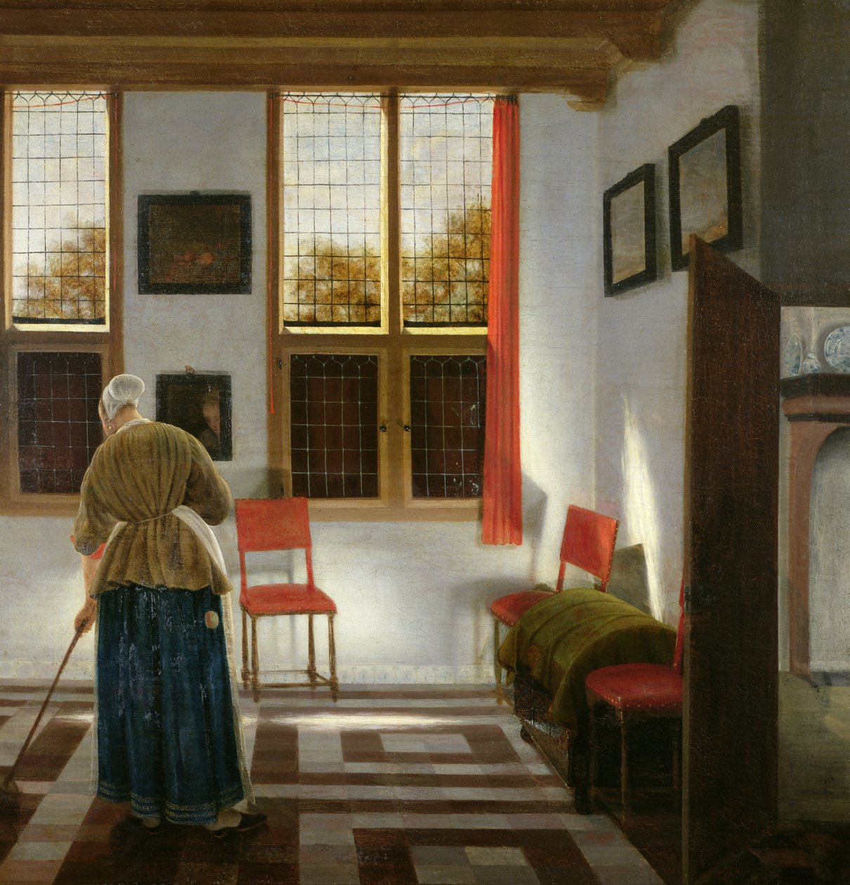The Sweeper by Pieter Janssens