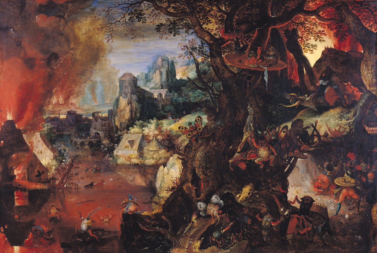 The Temptation of St. Anthony by Pieter Schoubroeck