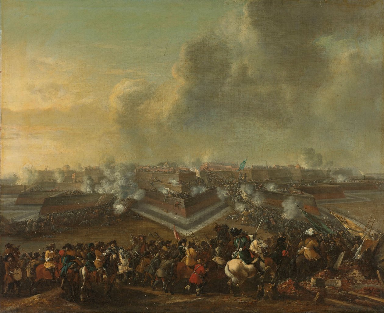 Assault on the Town of Coevorden by Pieter Wouwermans or Wouwerman