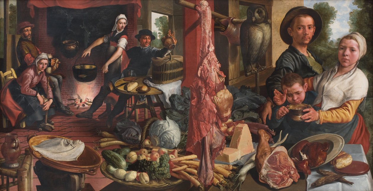 The Fat Kitchen. An Allegory by Pieter Aertsen
