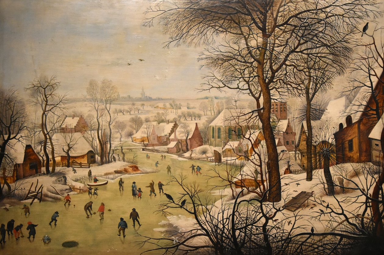 Winter Landscape with a Bird-trap by Pieter Brueghel the Younger