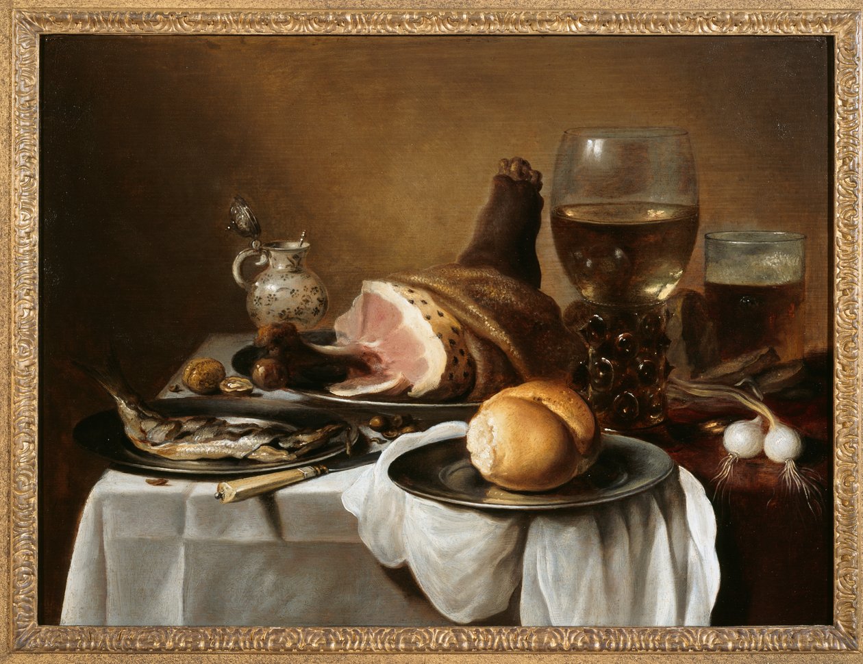 Breakfast Piece, c.1640 by Pieter Claesz