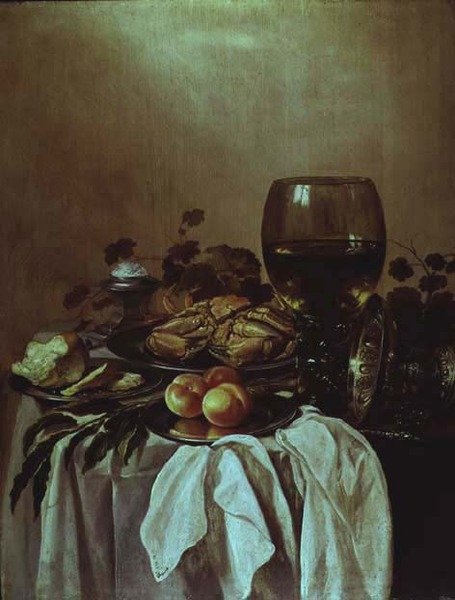 Still Life with a Crab by Pieter Claesz