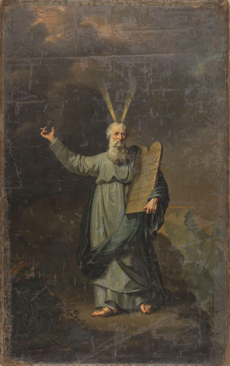 Moses with the Tables of the Law by Pieter Gaal