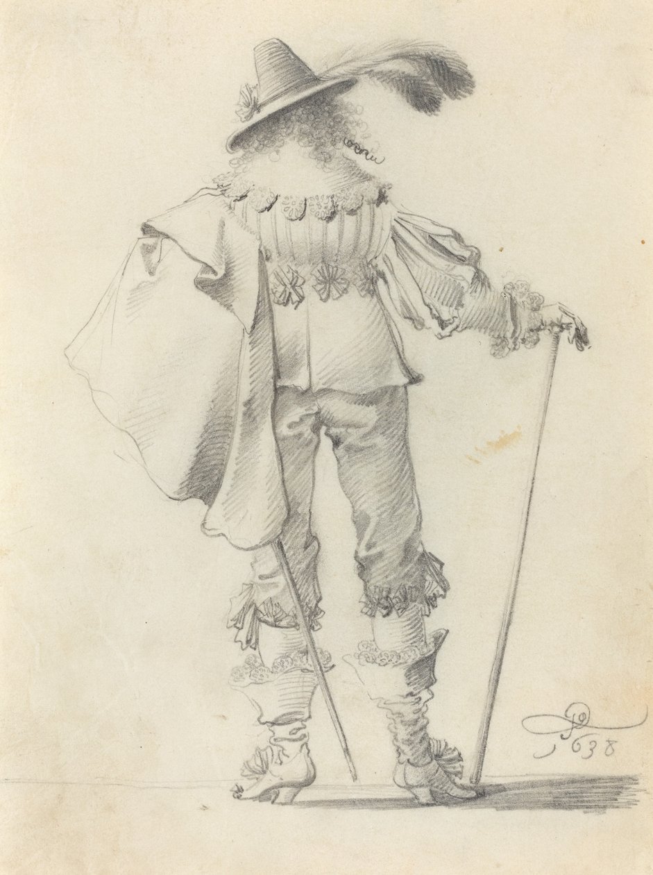 Gentleman Seen from Behind by Pieter Jansz Quast