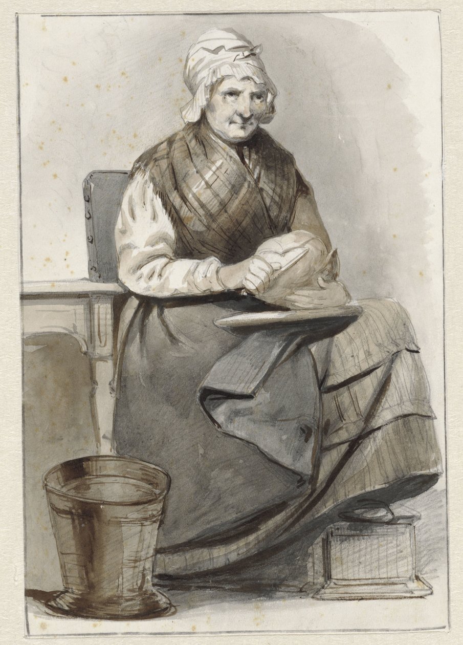 Seated Woman by Pieter Marinus van de Laar (attributed to)