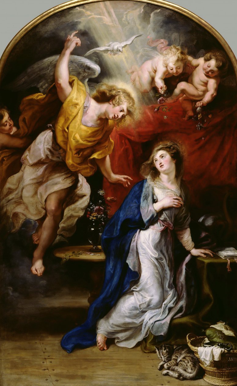 The Annunciation, 1628-1629 by Peter Paul Rubens