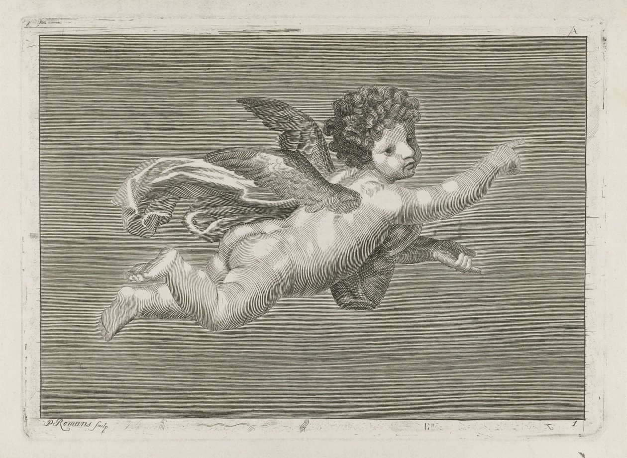 Pointing Putto by Pieter Romans