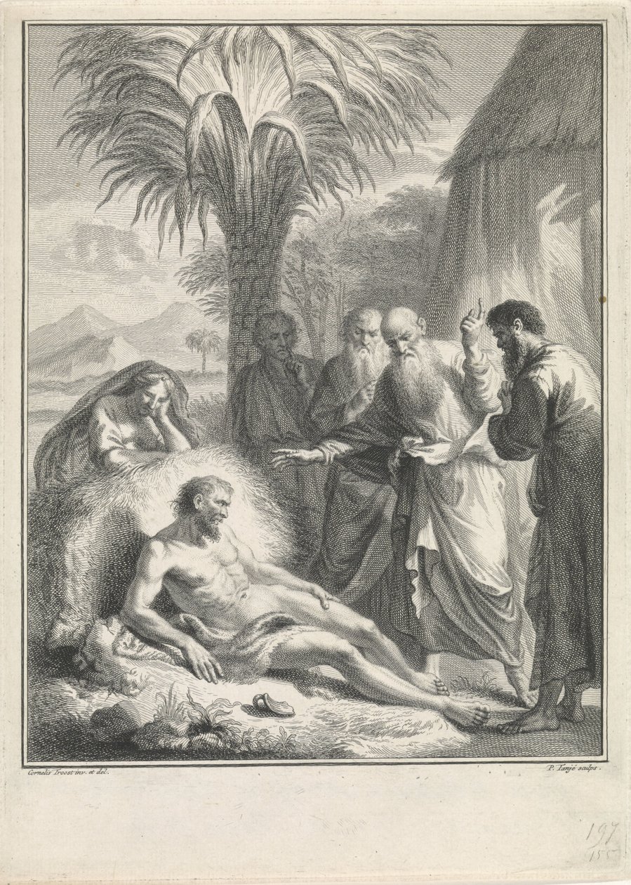 Job on the Dunghill by Pieter Tanjé
