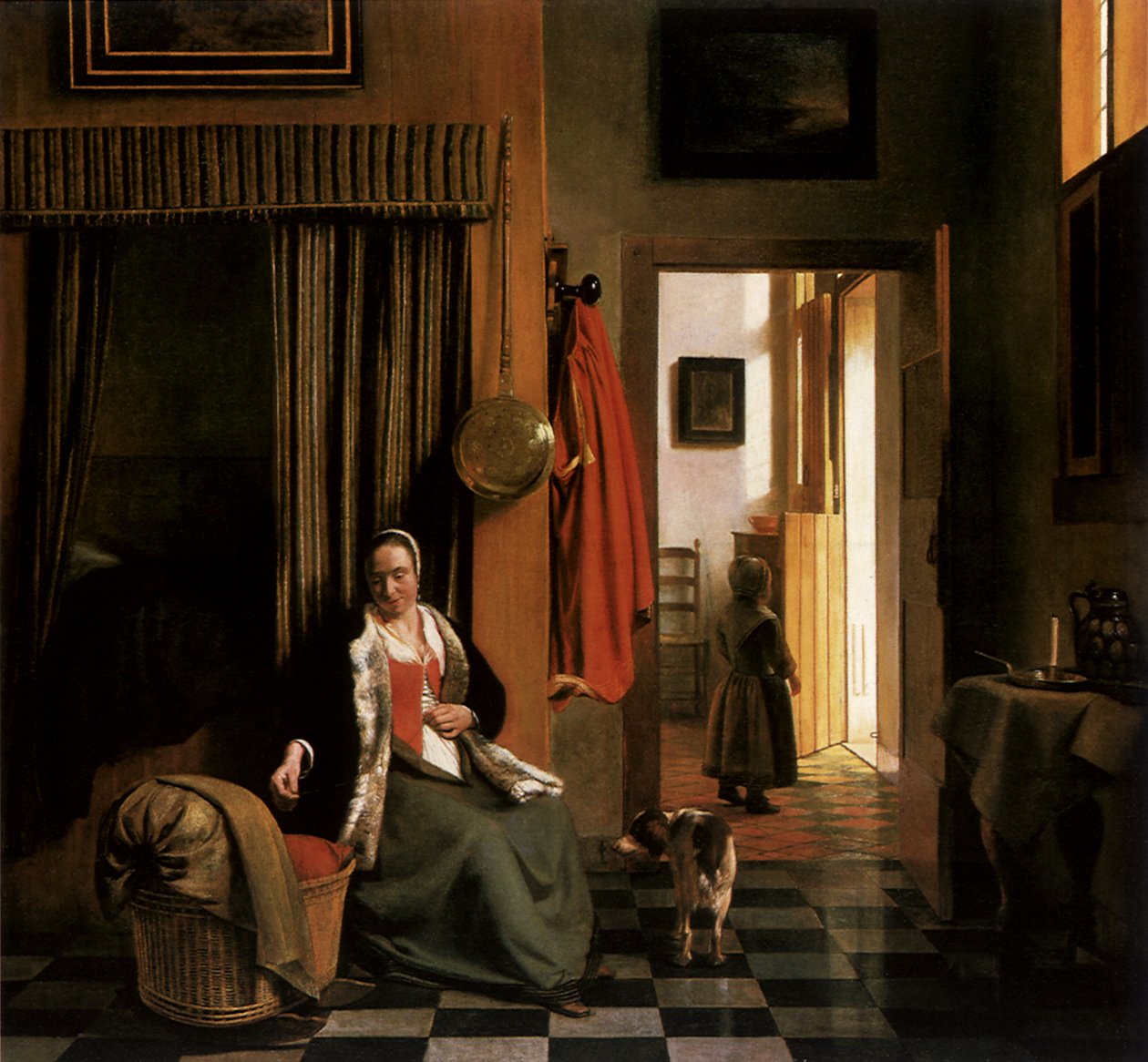 The Mother, c.1661-63 by Pieter de Hooch