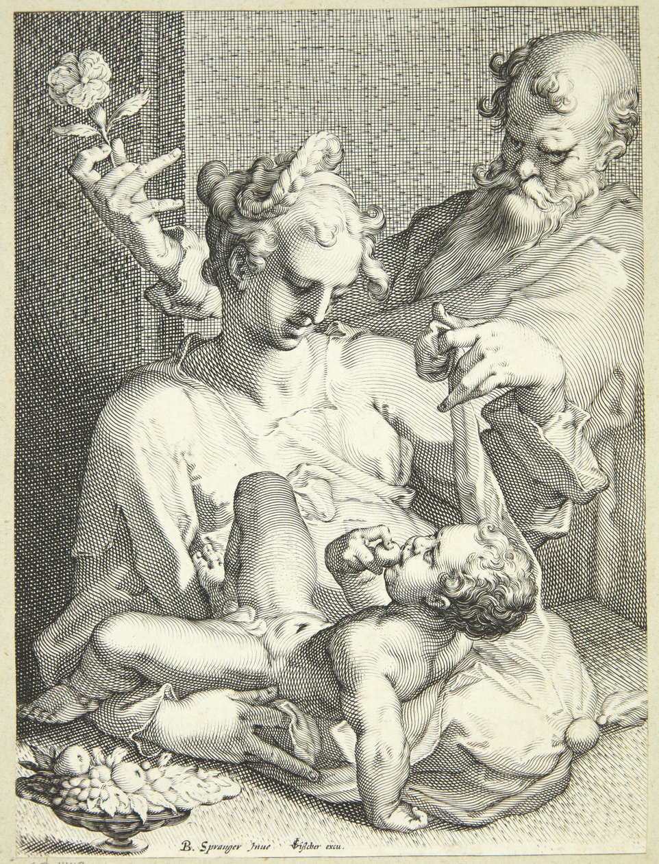 The Holy Family by Pieter de Jode I