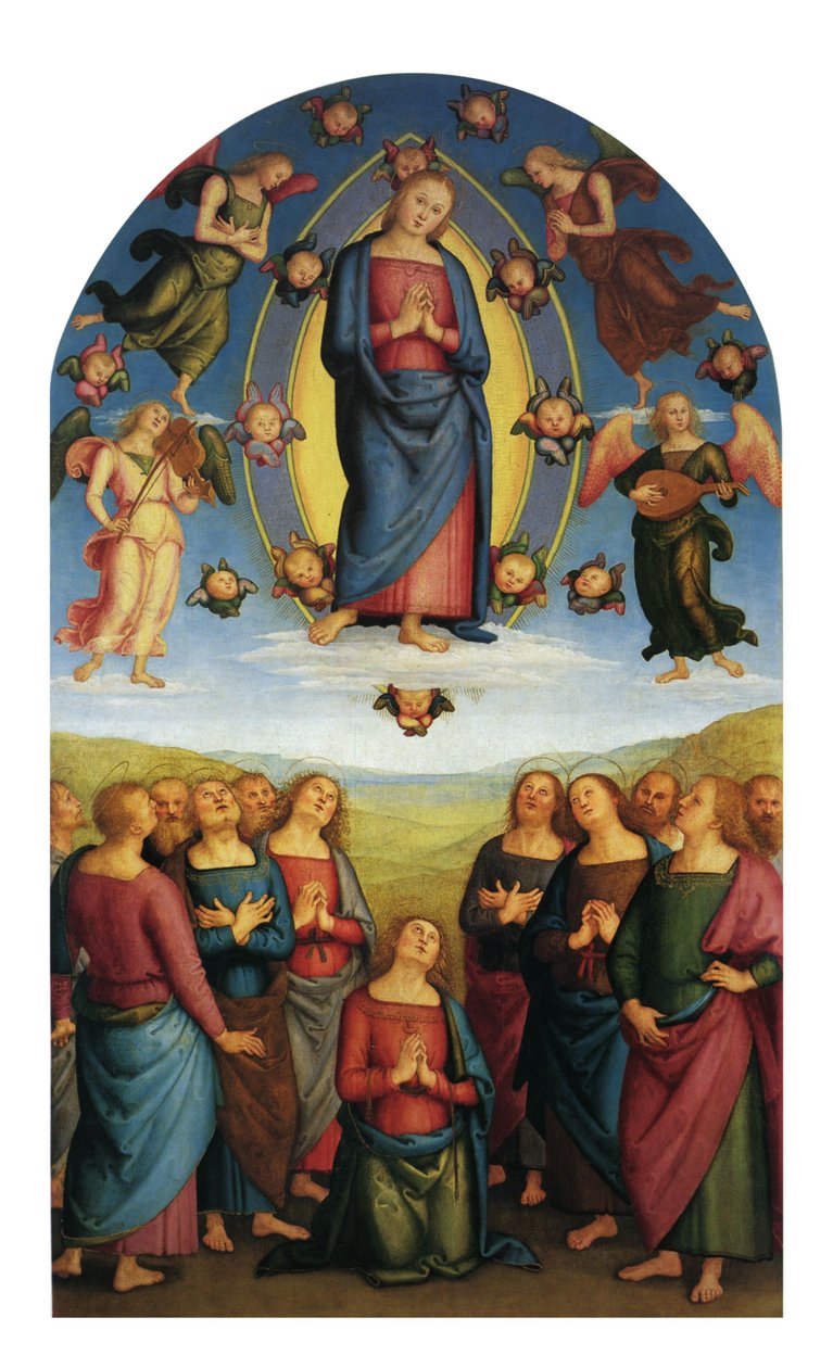 Assumption of Mary by Pietro Perugino