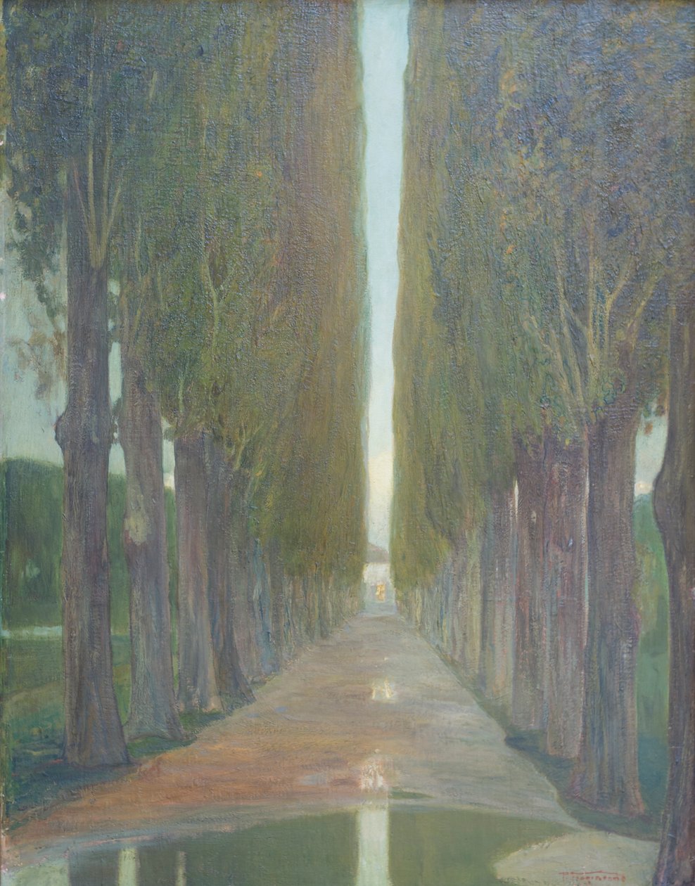 The Poplars by Pietro Fragiacomo