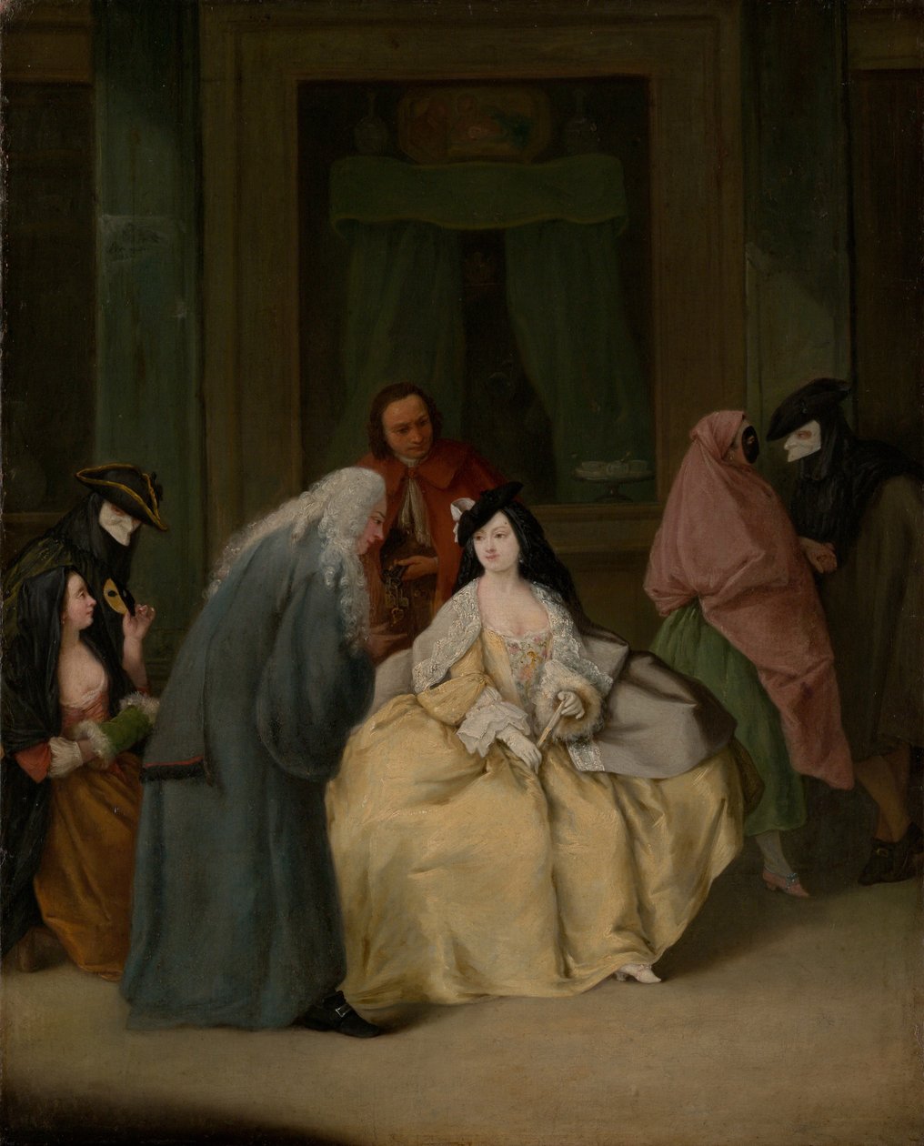 The Meeting, c.1746 by Pietro Longhi