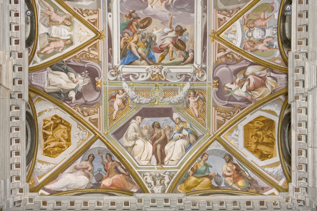 Vault with Frescoes by Pietro Sorri