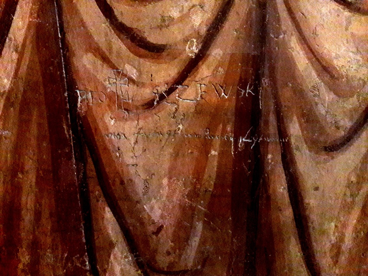 Graffiti Signature Commemorating Union of Lublin by Piotr Jeżewski