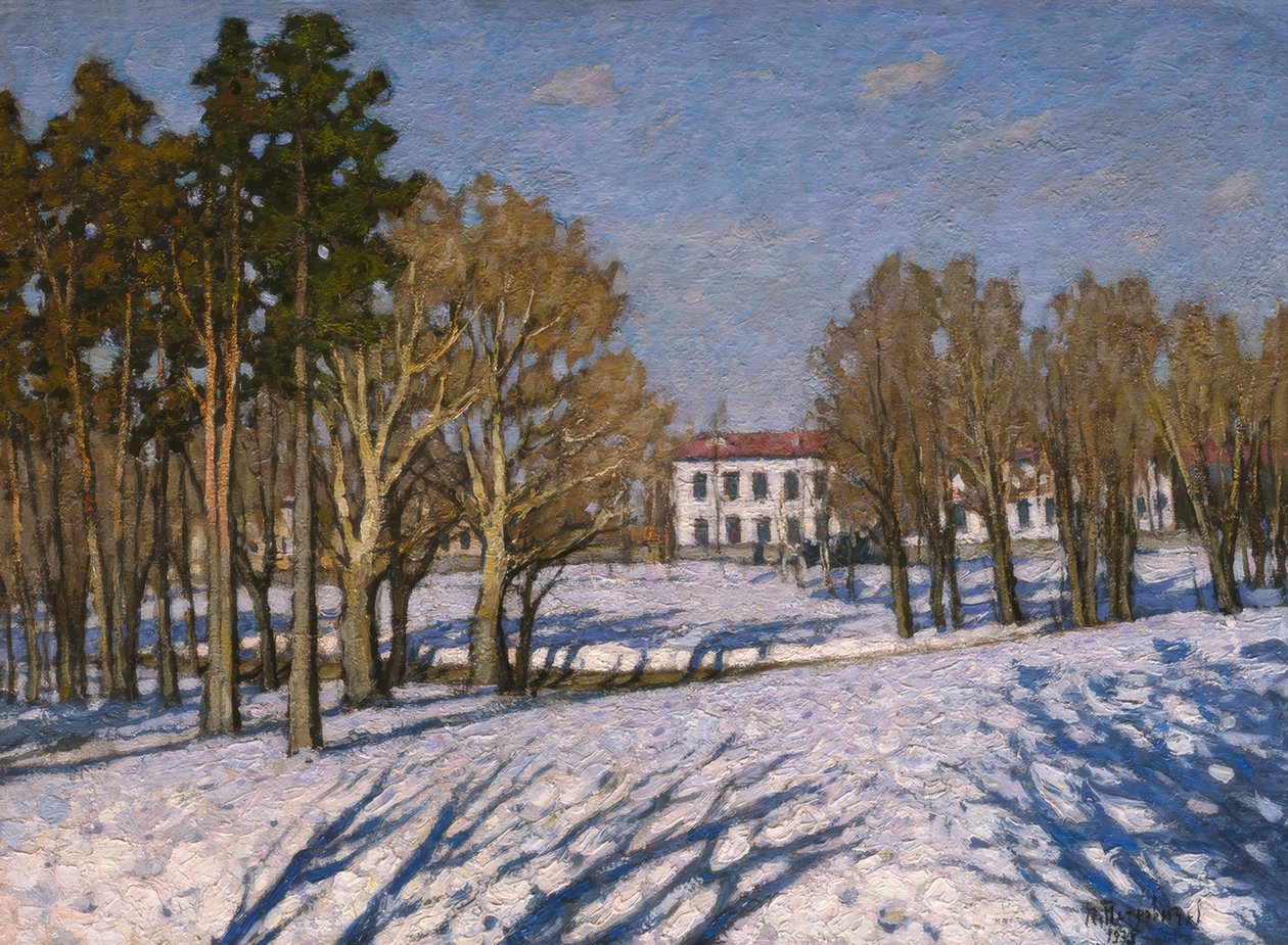 The Petrovsky Park in Moscow by Pjotr Iwanowitsch Petrowitschew