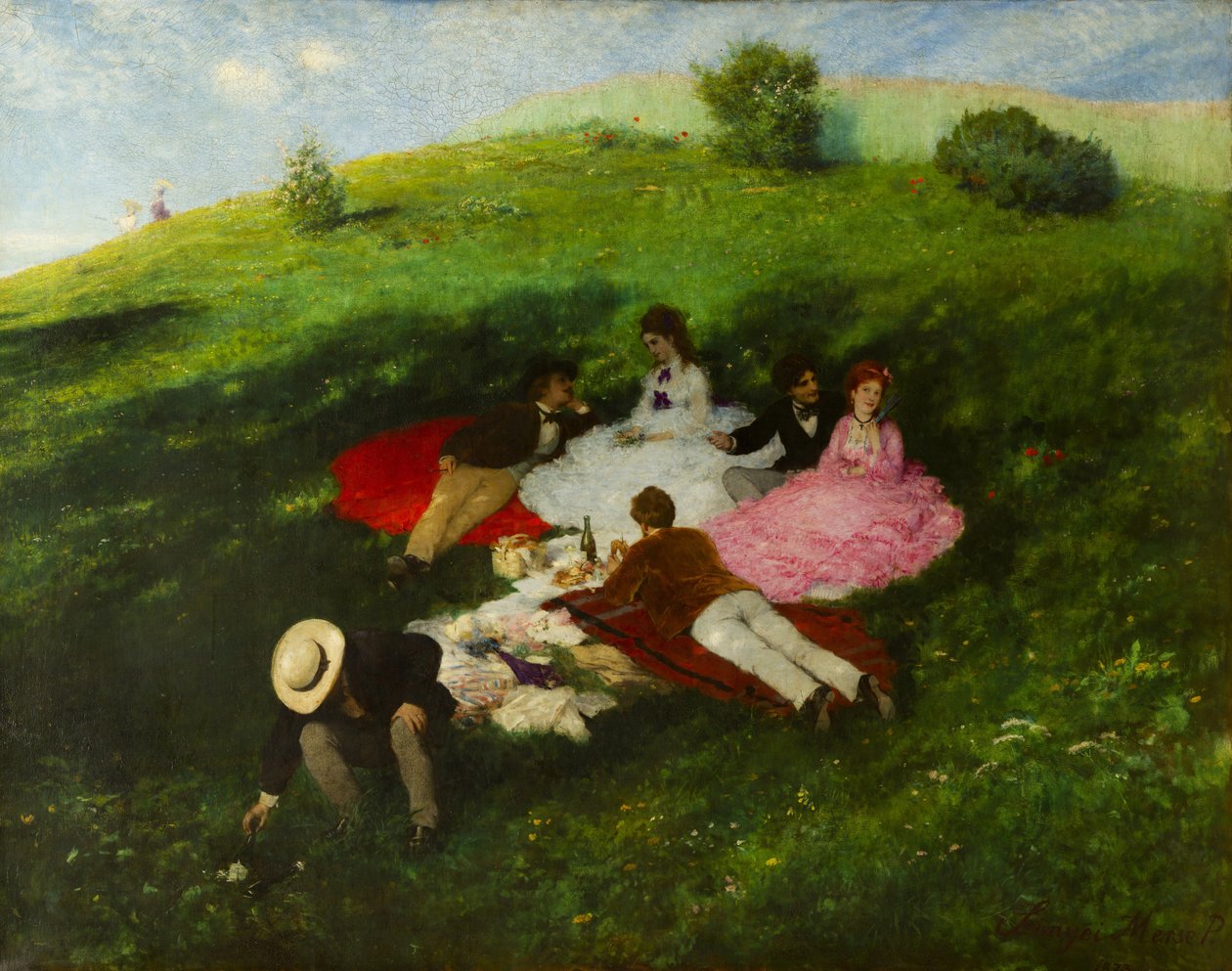 Picnic in May by Pál Szinyei Merse