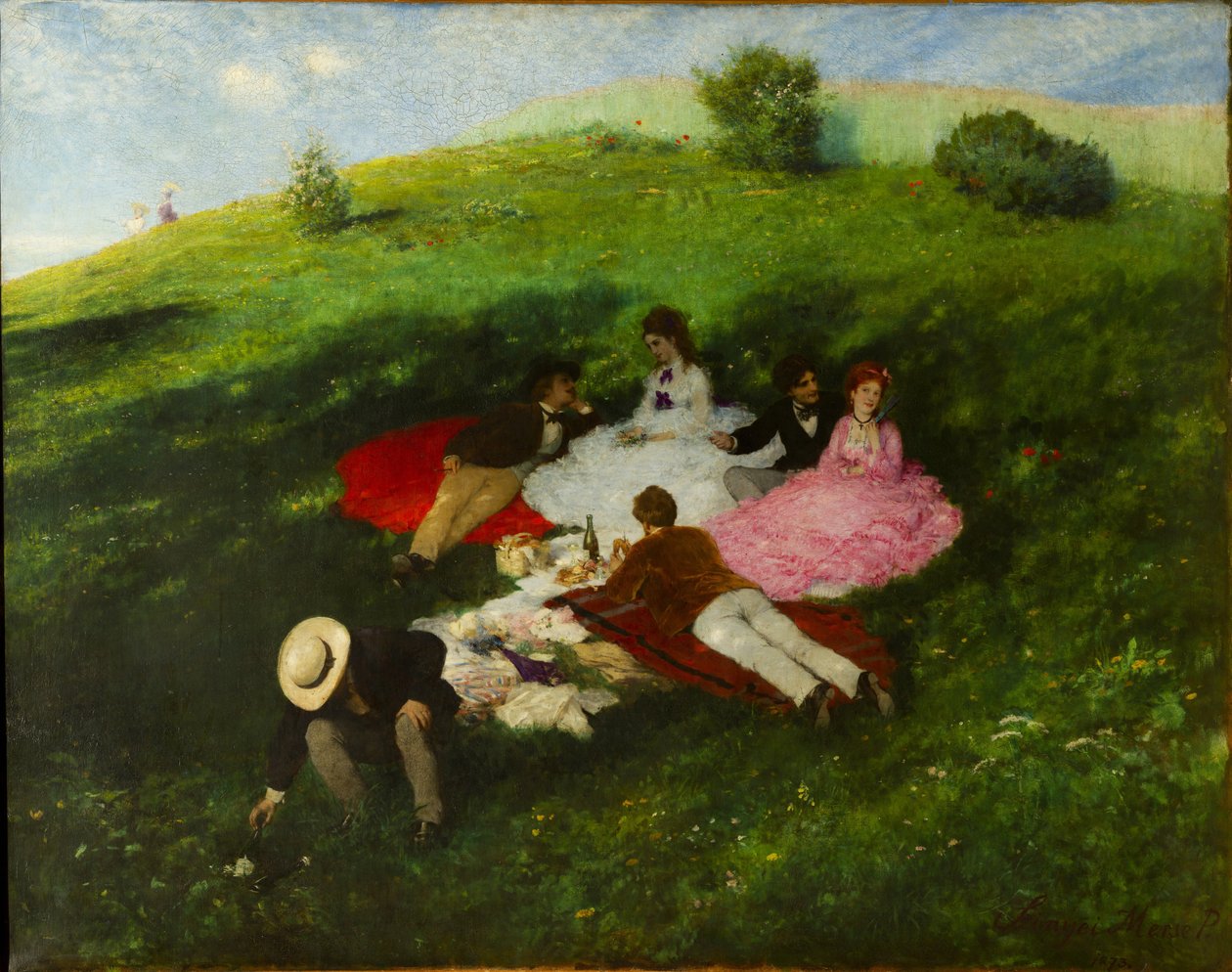 Picnic in May by Pál Szinyei Merse