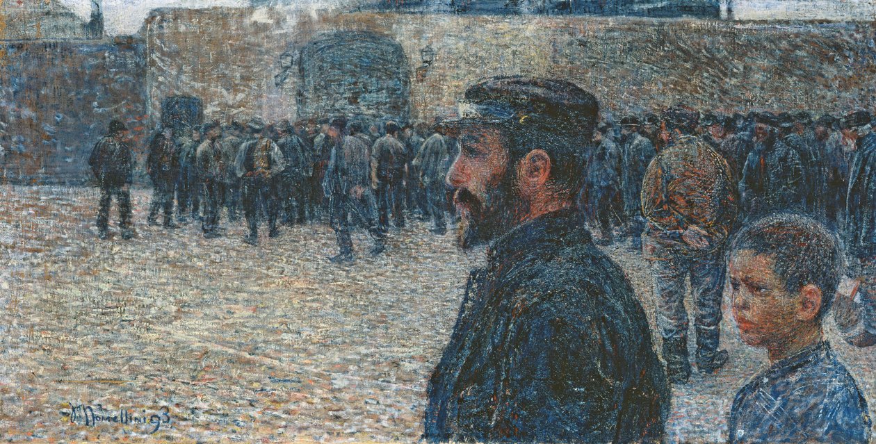 The Call to Work by Plinio Nomellini