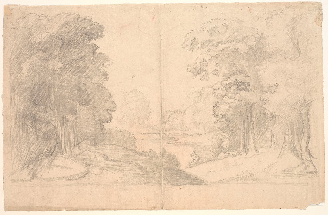 Landscape with Trees by Poul S. Christiansen