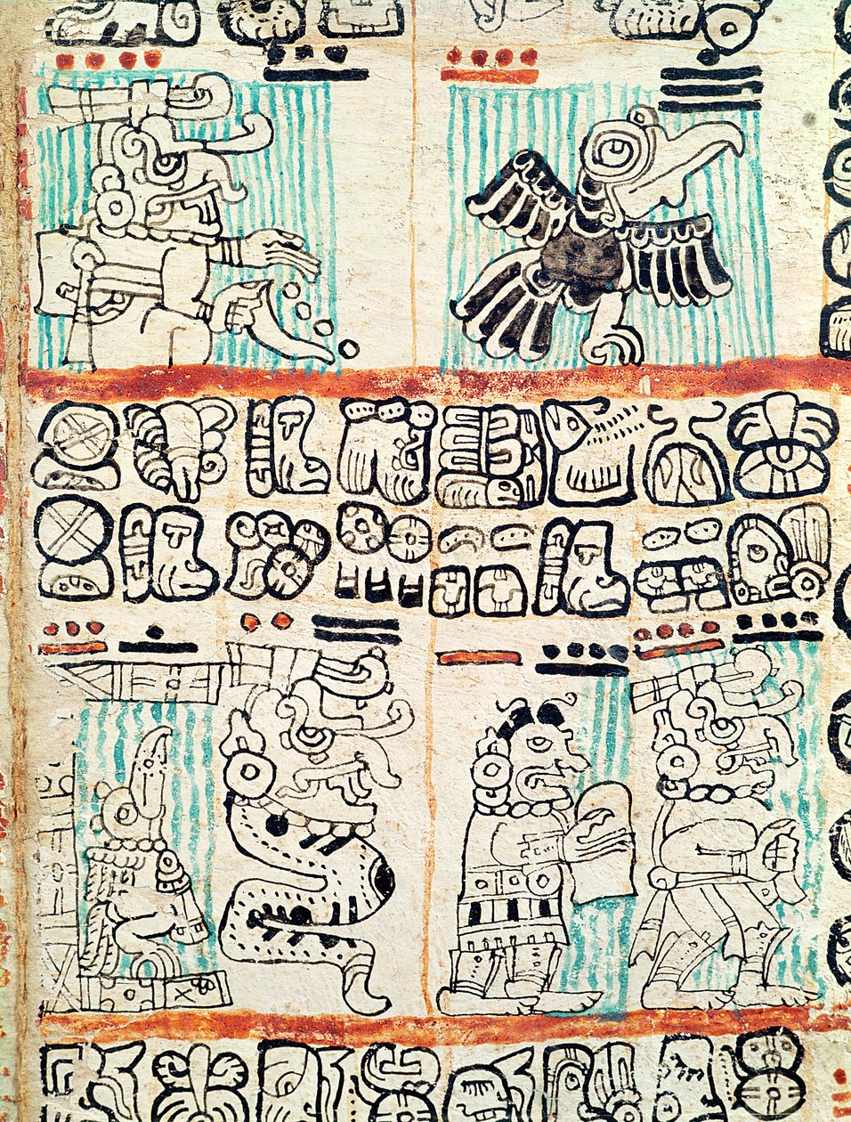 Detail (Mayan Codex) by Pre Columbian