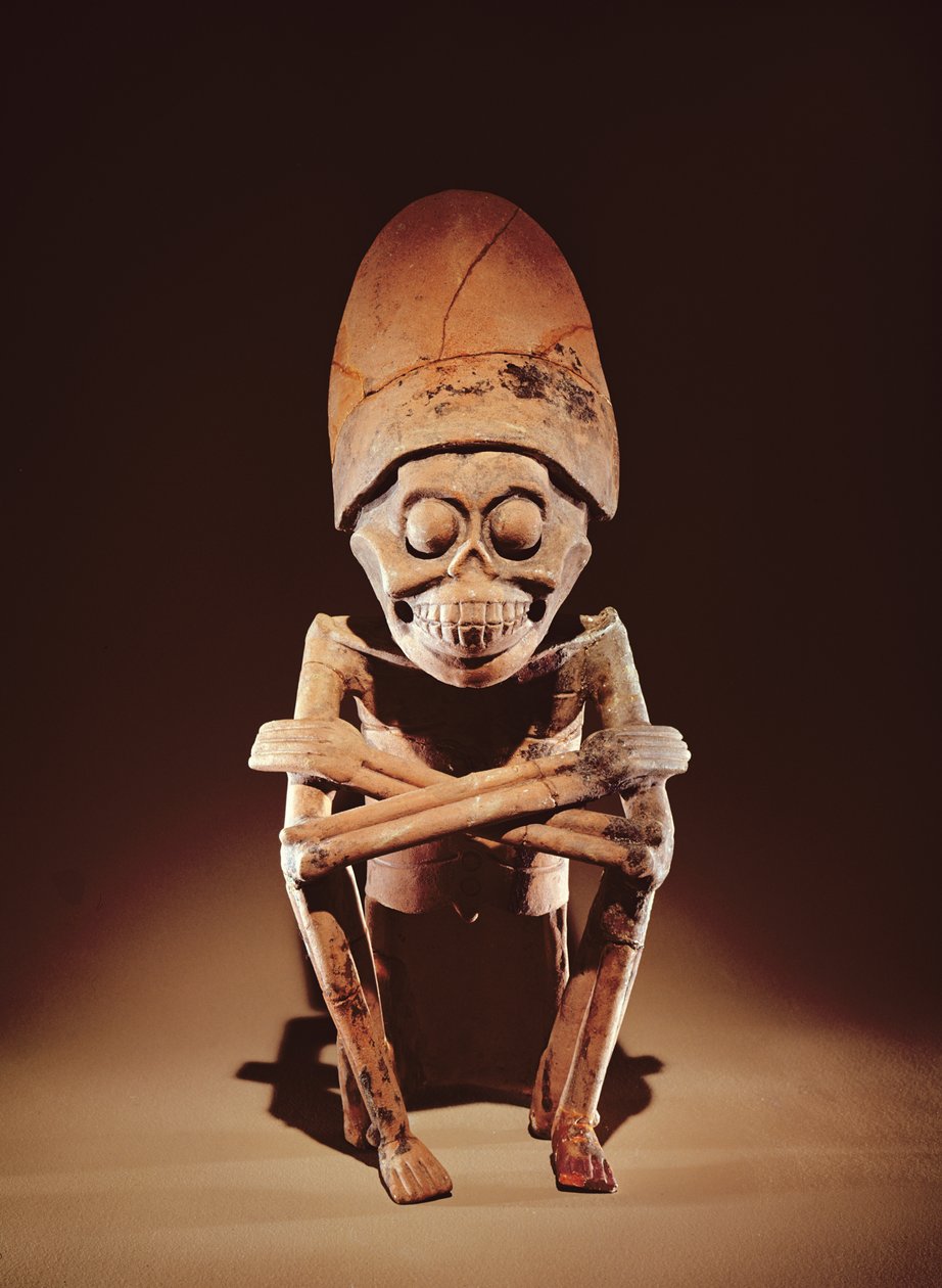 Mictlantecuhtli (Lord of Mictlan) Remojadas Style, from Los Cerros, Tierra Blanca, Vera Cruz by Pre Columbian