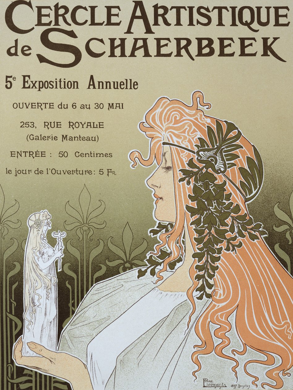 Reproduction of a poster advertising 