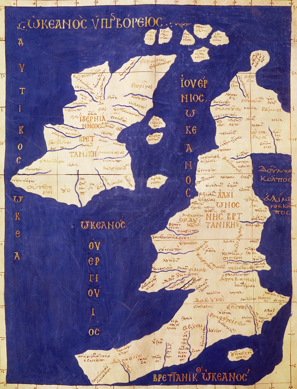 Map of the British Isles, from 