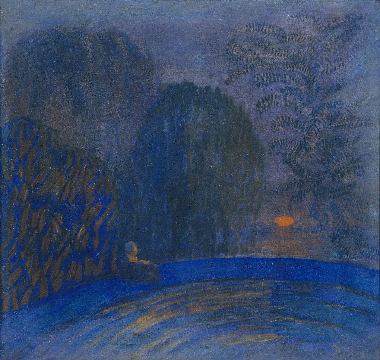 Moon Motif by Pyotr Savvich Utkin