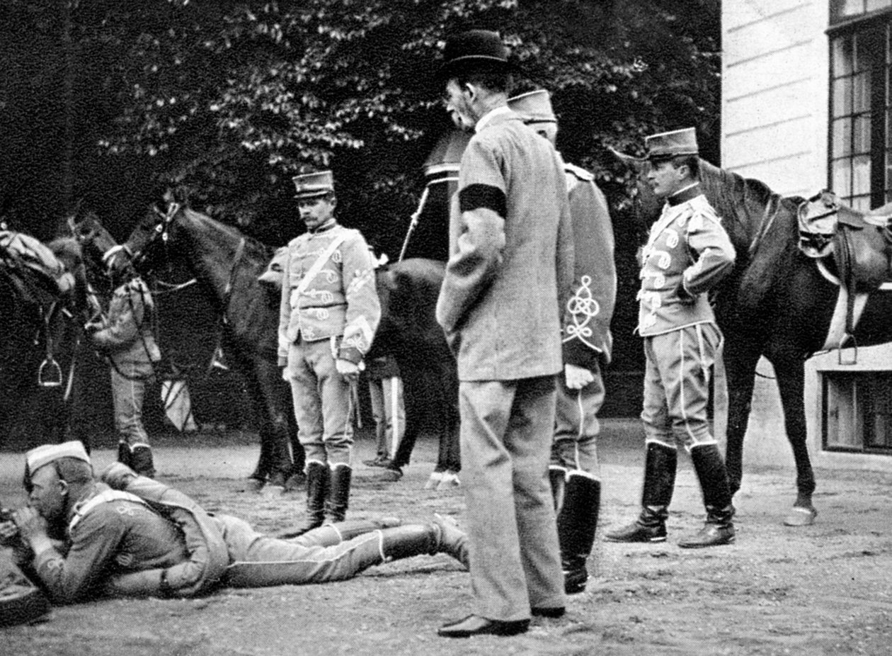 Testing the new repeating rifle, 1908 by Queen Alexandra