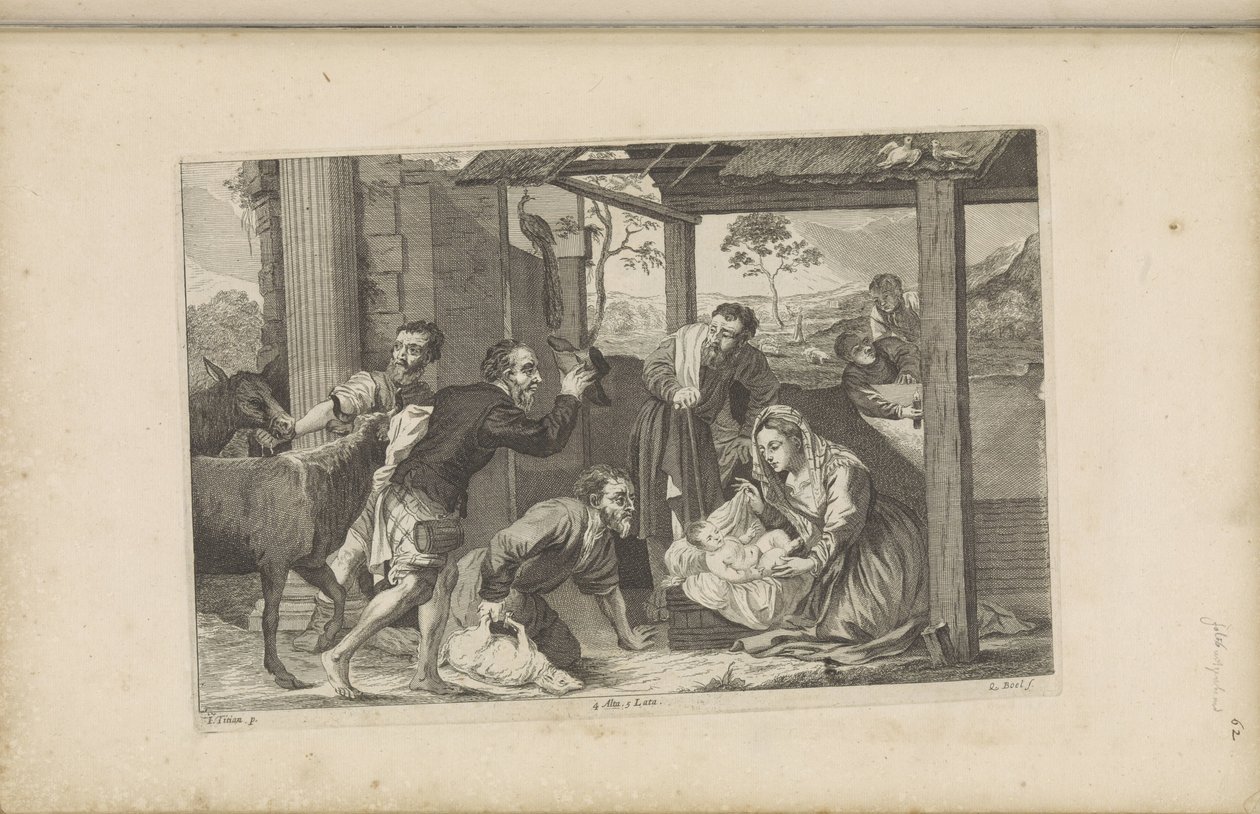Adoration of the Shepherds by Quirin Boel