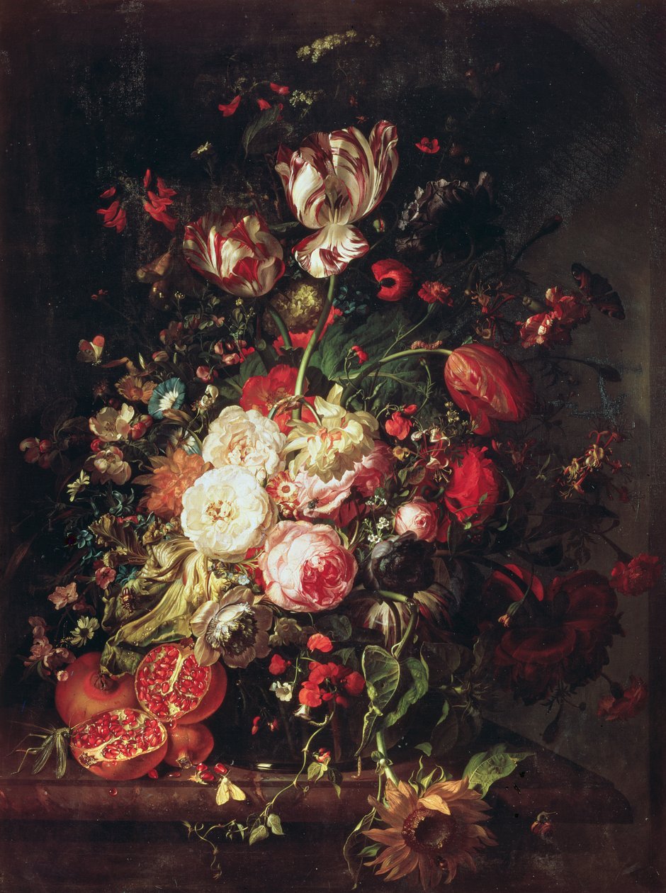 Flowers and Fruit by Rachel Ruysch