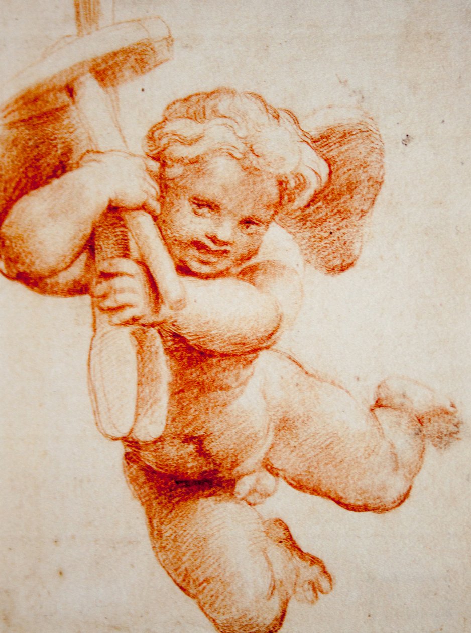 Putto with the Attributes of Vulcan by Raffaello Sanzio Raphael