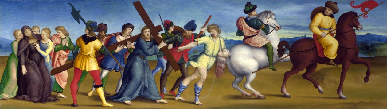 The Procession to Calvary by Raffaello Sanzio Raphael