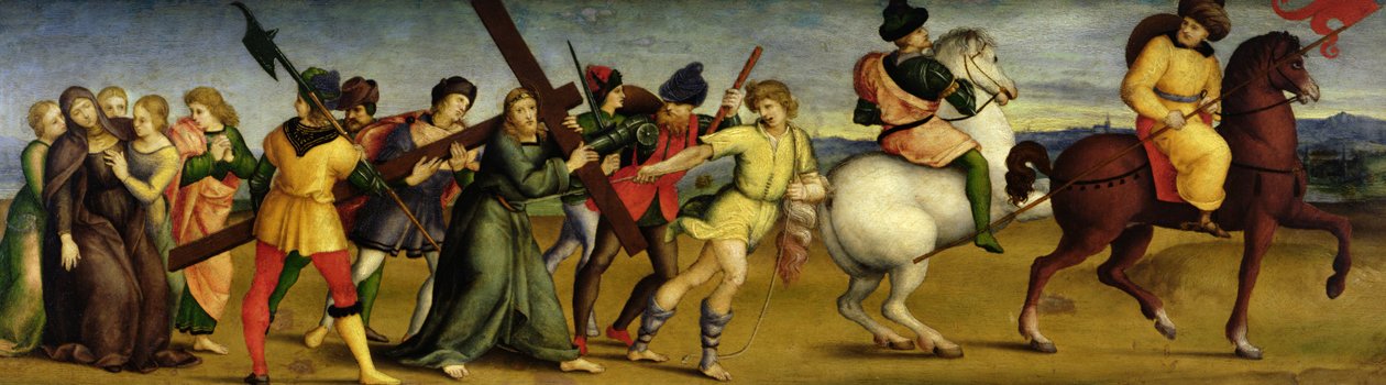 The Procession to Calvary, c.1504-05 by Raffaello Sanzio Raphael