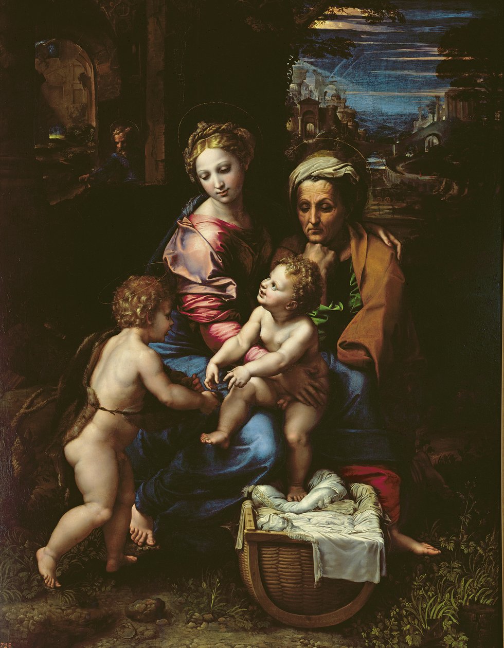 The Holy Family (La Perla) c.1518 by Raffaello Sanzio Raphael