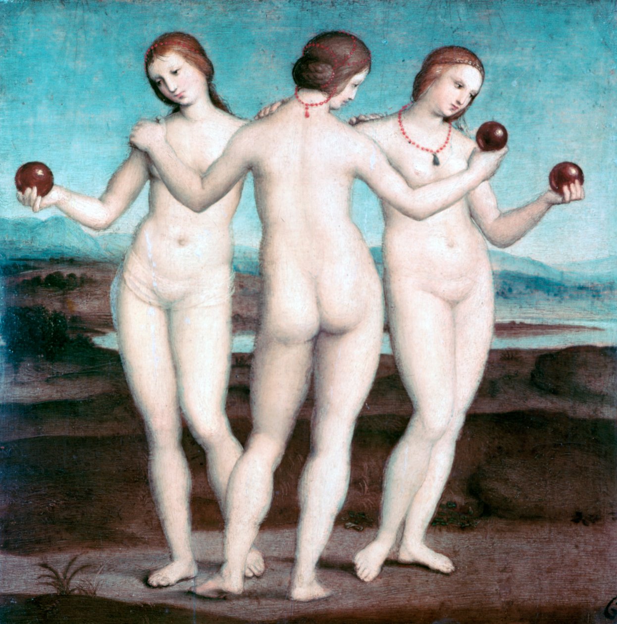 The Three Graces, 1504-1505 by Raffaello Sanzio Raphael