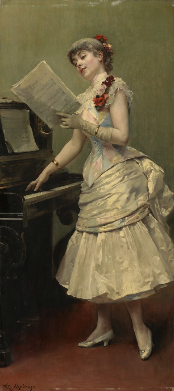 The Singer by Raimundo de Madrazo y Garreta