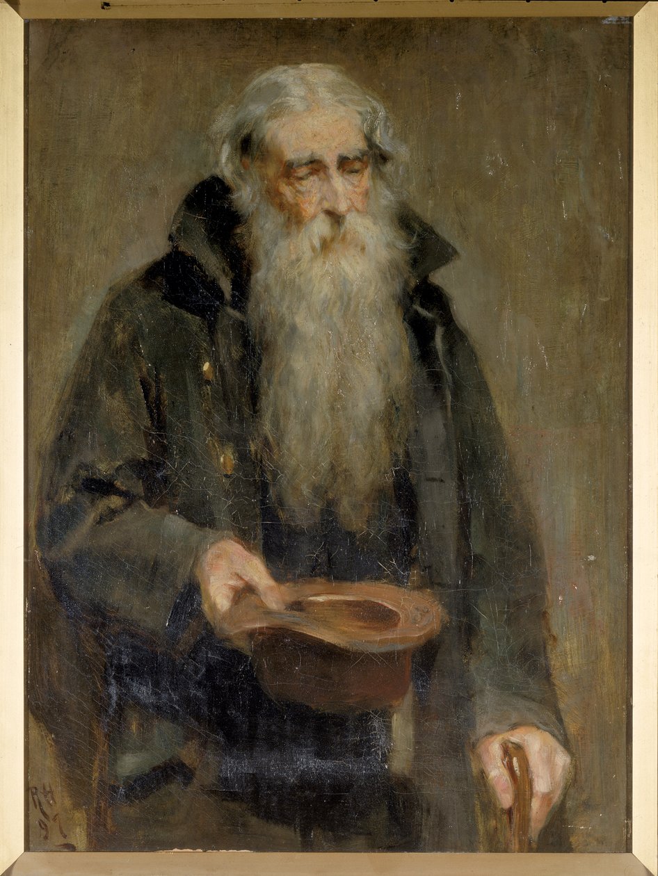 Blind Beggar by Ralph Hedley