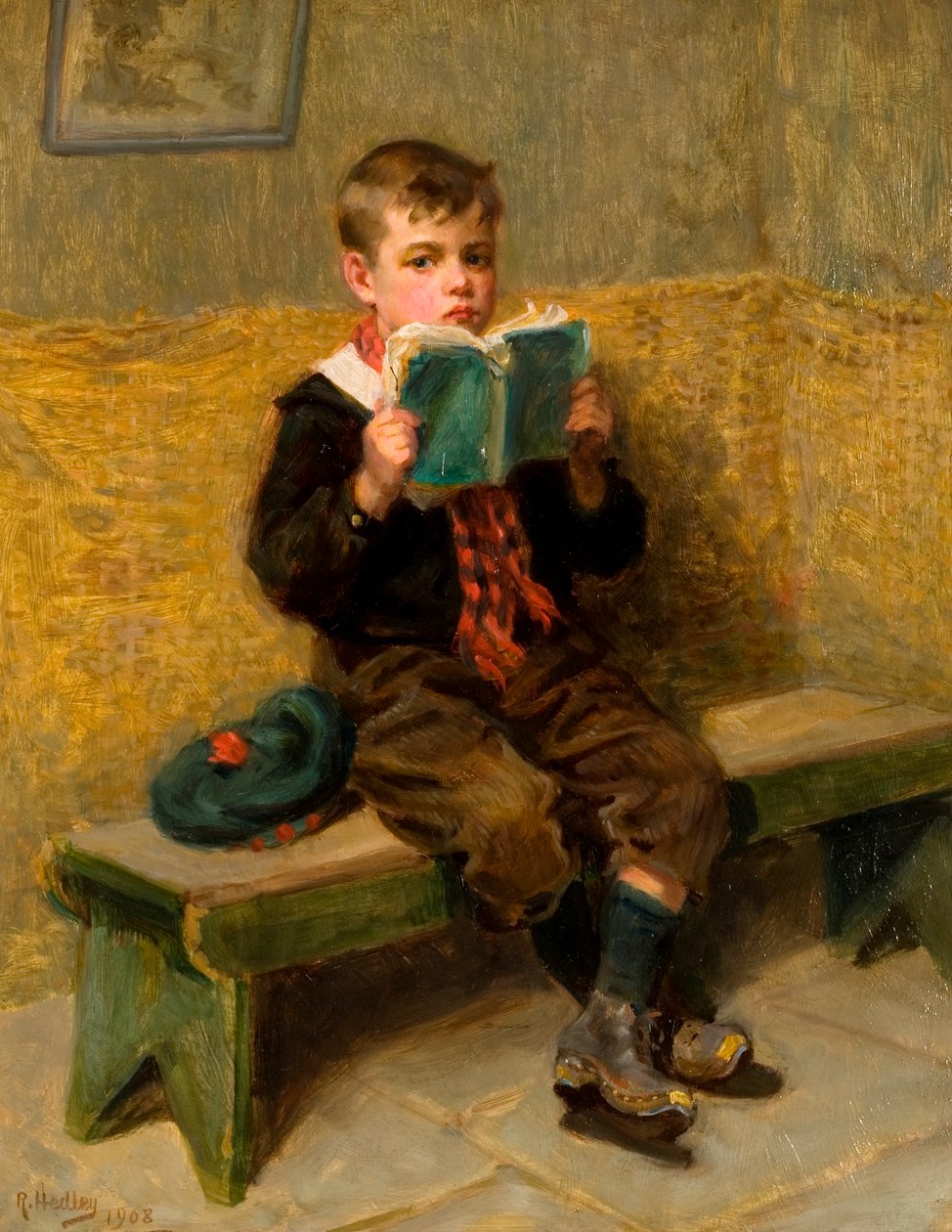 Kept In, 1908 by Ralph Hedley